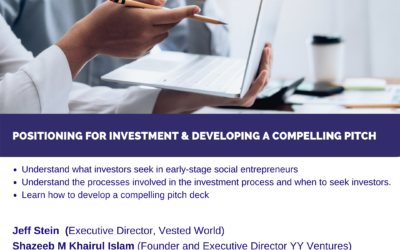 Positioning for Investment  & Developing a Compelling Pitch