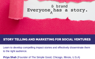 Storytelling and Marketing for Social Ventures