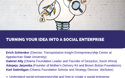 Turning Ideas to Social Enterprises