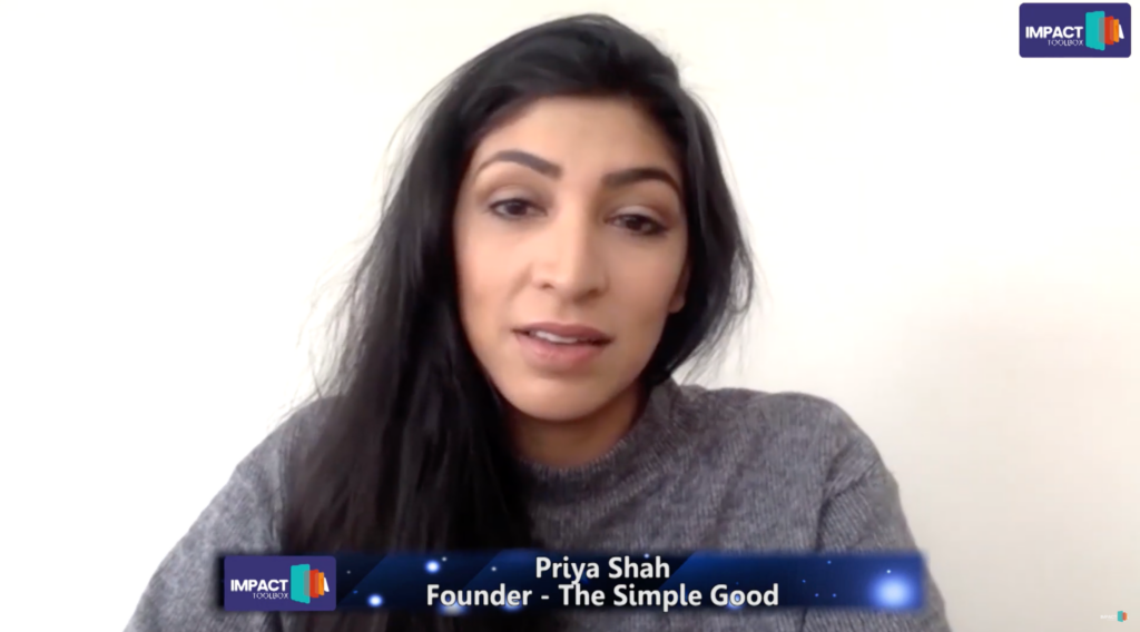 Inspiring Founder's Story - Priya Shah, Founder of The Simple Good