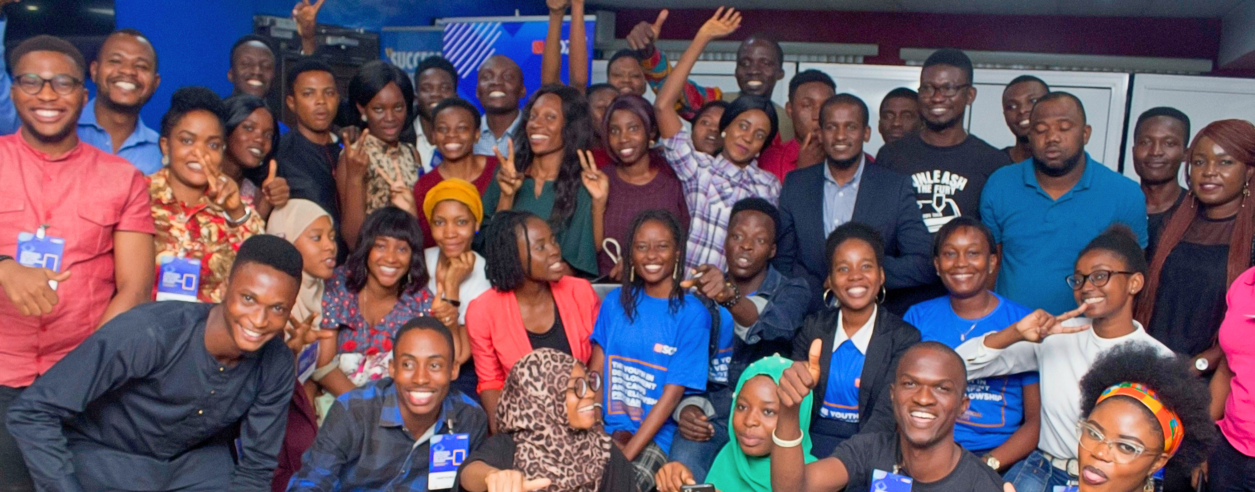 Group shot of Nigerian fellows from the first YID cohort